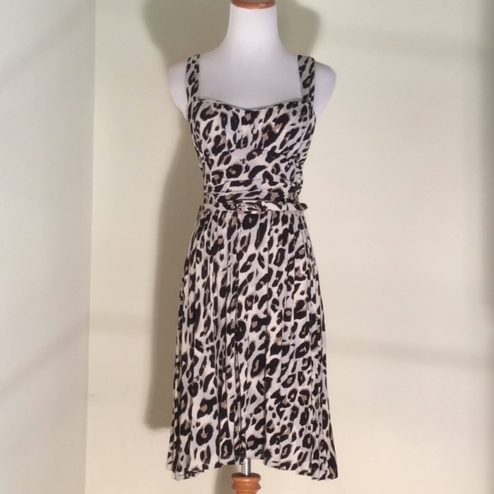 Gorg Bb Dakota Animal Print Dress! Only Worn Once!